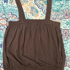 Melrose and Market Women’s Cropped Paper Bag Tank